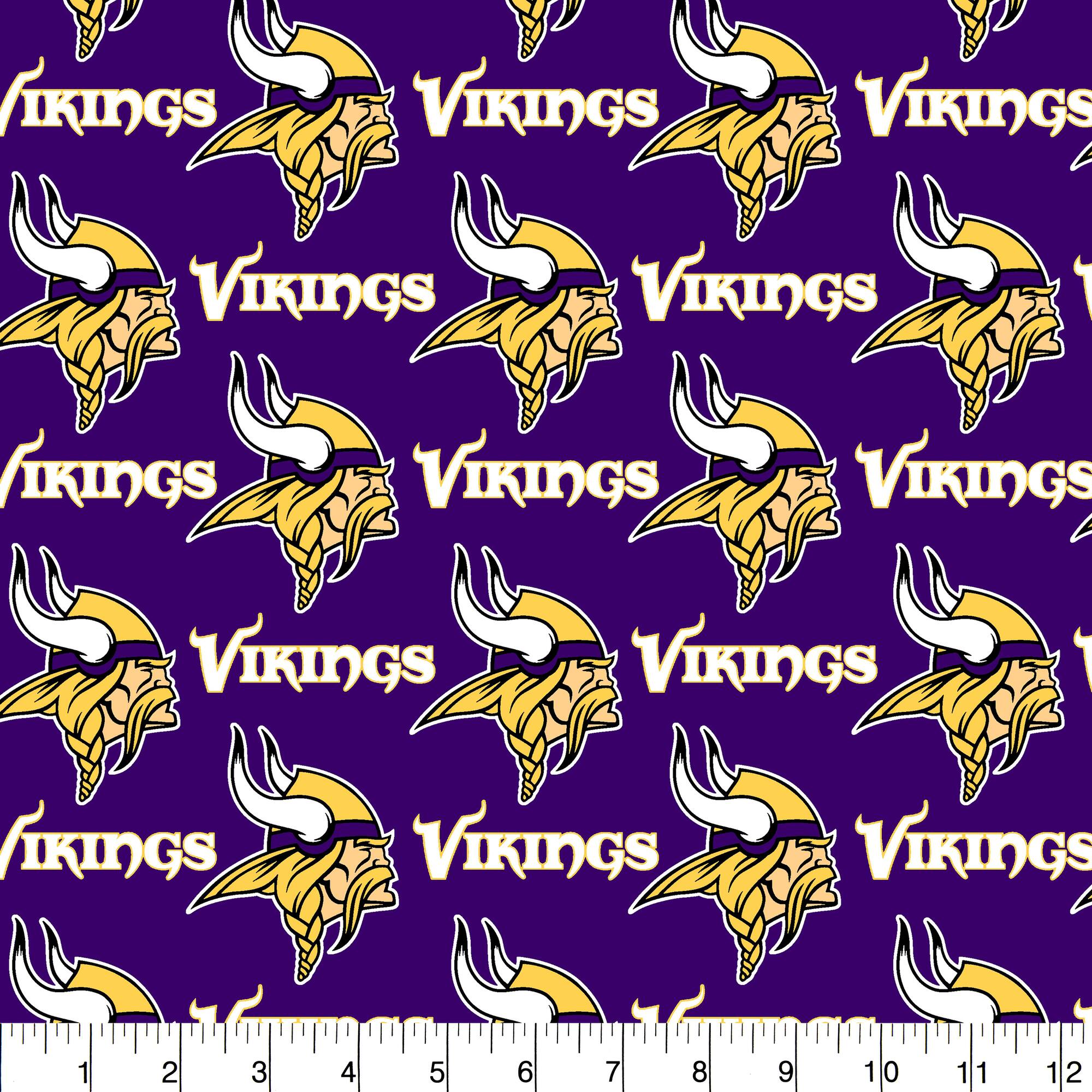 NFL Minnesota Vikings Cotton Fabric